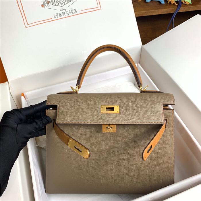 HERMES 에르메스 켈리백 25CM 오리지날 엡송 정품가죽사용 (100%수작업) H351044-1